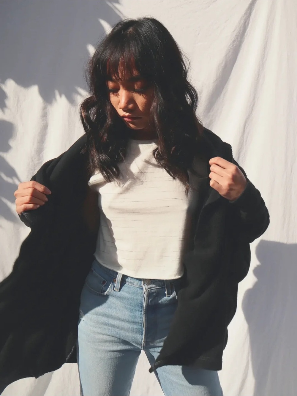 People of Leisure- The Big Sur Cardigan Sz XS In Gray